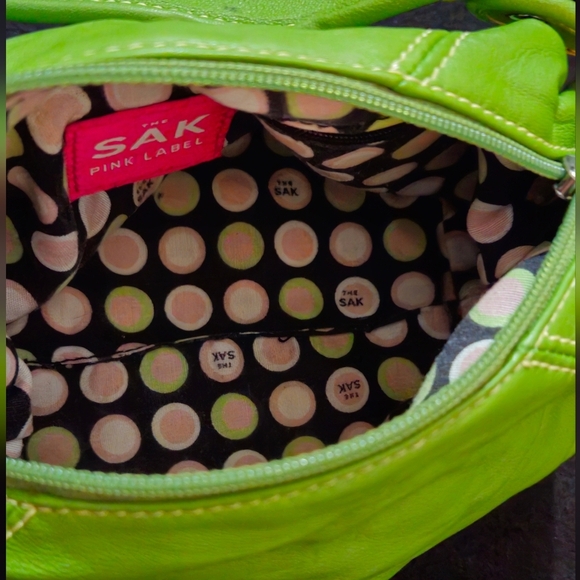 The Sak Lime Green Leather Hobo Bag - Picture 12 of 16